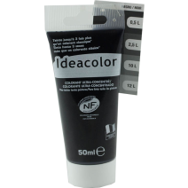 Colorant universel pour peinture noir 50ml - IDEACOLOR